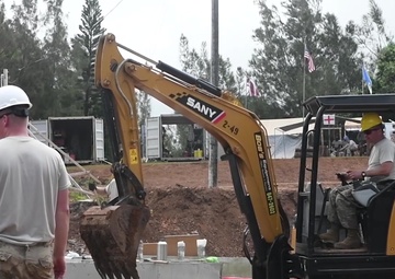 114th Civil Engineers Assists in Girls Scout Camp Build