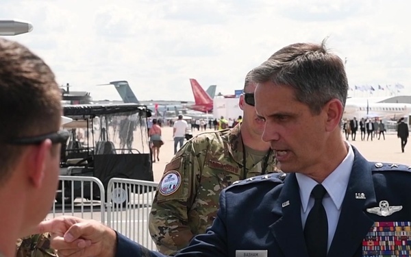 Paris Air Show 2019 - Lt Gen Basham SM