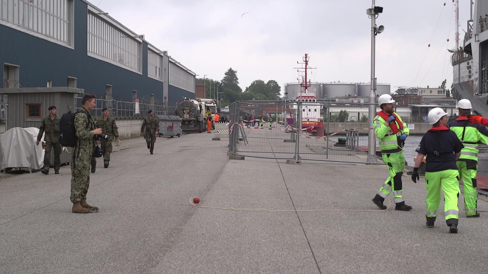The Blue Ridge-class amphibious command ship, USS Mount Whitney <br />(LCC 20) returns to Naval Base Kiel-Tirpitzhafen, Germany after <br />exercise Baltic Operations (BALTOPS) June 20, 2019. BALTOPS is the premier annual maritime-focused exercise in the Baltic Region, marking the 47th year of one of the largest exercises in Northern Europe enhancing flexibility and interoperability among allied and partner nations. (U.S. Marine Corps video by Lance Cpl. Nello Miele)