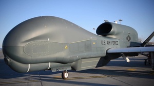 RQ-4 Global Hawk at Grand Forks Air Force Base