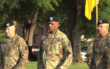 Raw Footage of the 199th Infantry Brigade Change of Command Ceremony