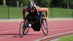 Wounded Warrior Wheel Chair Racing