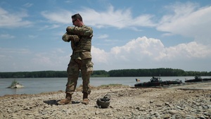 Bridging the Danube with the 141 MEB.