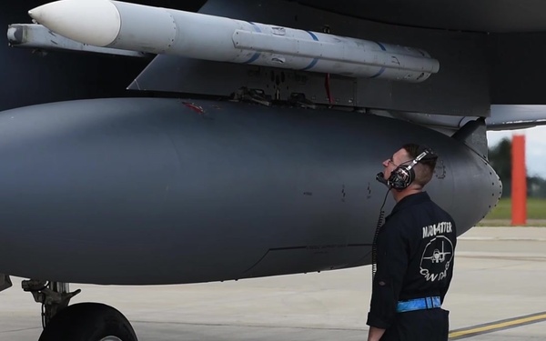 BALTOPS 2019 F-15E Takeoff, B-Roll