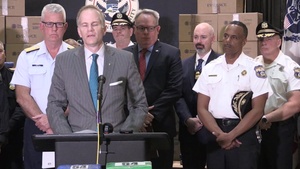 Press Conference CBP Large Cocaine Siezure Philadelphia