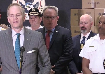 Press Conference CBP Large Cocaine Siezure Philadelphia