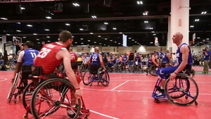 2019 DoD Warrior Games Wheelchair Basketball - B-Roll