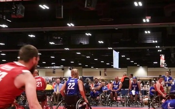 2019 DoD Warrior Games Wheelchair Basketball - B-Roll
