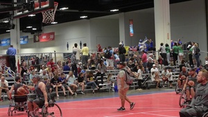 2019 DoD Warrior Games wheelchair basketball preliminaries