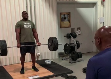 U.S. Soldiers Compete in 1000 Pound Challenge