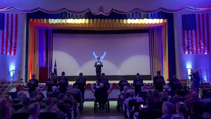 Chief Wright speaks at MacDill D-Day event