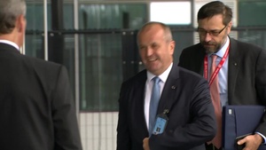 Leaders Arrivals at NATO Defence Ministers Meetings, Slovak Republic