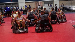 DoD Warrior Games 2019 Wheelchair Rugby Preliminaries B-roll