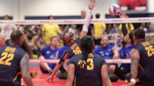 2019 DoD Warrior Games Sitting Volleyball Prelims B-roll