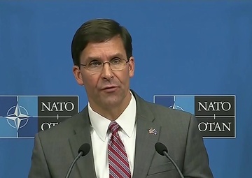 Esper Attends NATO Defense Ministers Meetings
