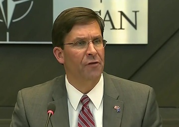 Esper Meets With Defeat-ISIS Coalition Defense Ministers