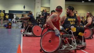 2019 DoD Warrior Games Wheelchair Rugby Preliminaries B-Roll