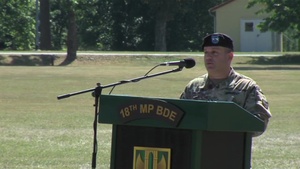 18th Military Police Brigade Change of Command