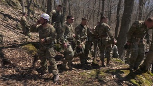 Rough Terrain Evacuation Course AMWS Vermont Army National Guard