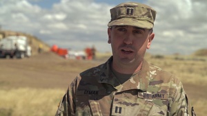 Oregon Army National Guard unit, 442 Engineer Company, Builds First Permanent Training Structure at Camp Umatilla