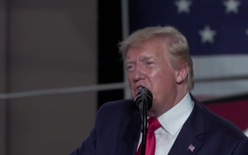 Trump Talks With U.S. Troops in South Korea