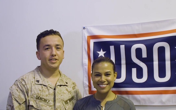 Camp Lemonnier service members USO Shoutouts