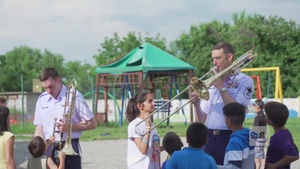 USAFE Band in Romania - TV Story
