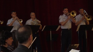 USAFE Band in Romania - A1C Szasz Feature - Social Media