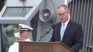 USS John S. McCain Change of Command and 25th Anniversary of Commissioning /w Lower 3rd Graphics