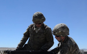 Operation Hickory Sting NC Guard Soldier Interview and M2, M109 Staging at NTC