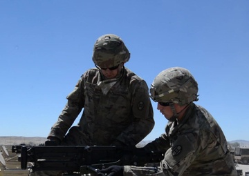 Operation Hickory Sting NC Guard Soldier Interview and M2, M109 Staging at NTC
