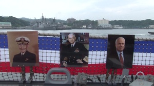 USS John S. McCain Change of Command Ceremony July 2019