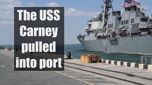 Sea Breeze-USS Carney pulls into Odesa-4th of July