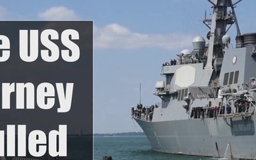 Sea Breeze-USS Carney pulls into Odesa-4th of July