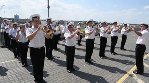 190704 USS Carney Arrives in Odesa, Ukraine B Roll
