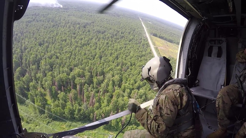 Alaska Army National Guard Aviation Assists with Wildfire Efforts
