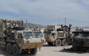 Operation Hickory Sting, NC Guard Soldiers Load Up and Move Out For NTC Exercise