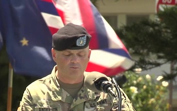 2019 9th Mission Support Command Change of Command ceremony