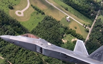 Flying Alongside the F-22 Raptor