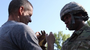 7th Regiment, Advanced Camp Cadets conquer the rappel tower at Cadet Summer Training