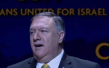 Secretary of State Michael R. Pompeo remarks at the Christians United for Israel Washington Summit on “The U.S. and Israel: A Friendship for Freedom,” at the Washington Convention Center, in Washington, D.C.