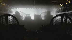 Landing Craft, Air Cushion aboard USS Wasp (B-Roll)