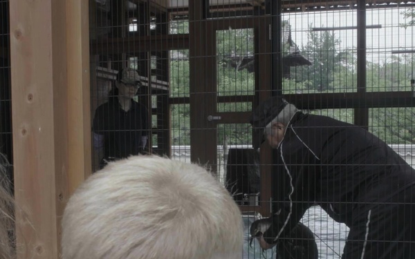 Air station families try Ukai