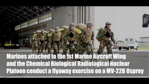 1st MAW CBRN Platoon Flyaway exercise
