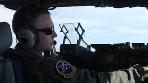 KC-135 Refuels Charleston C-17