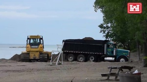 Corps of Engineers Begins Beach Nourishment at Presque Isle