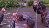 Marines with Combat Logistics Battalion 2 Run the Endurance Course