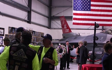 Honoring his legacy; Red Tails support fallen Tuskegee Airman’s memorial with flyover