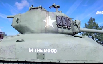 &quot;In The Mood&quot; M4A1 Tank leaves Chièvres Air Base