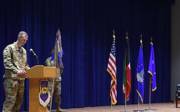 386th Air Expeditionary Wing Change of Command Ceremony